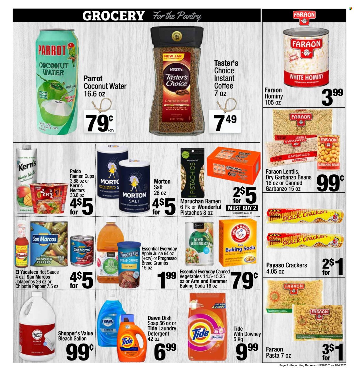 Super King Markets ad - 01/08/2025 - 01/14/2025. Page 3