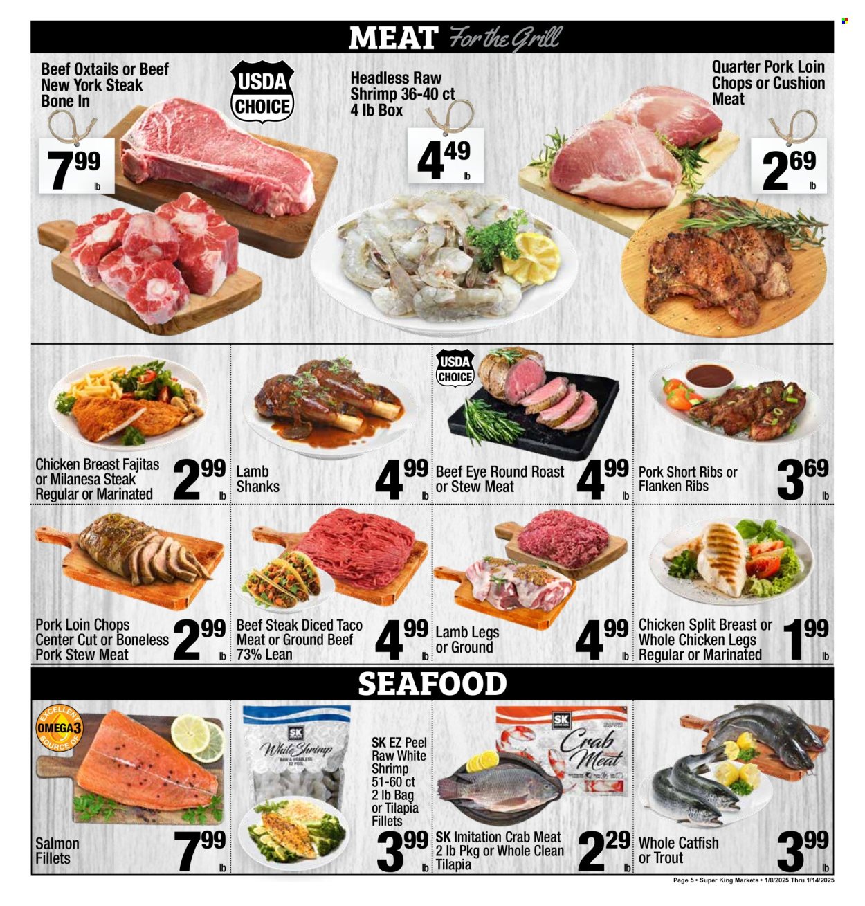 Super King Markets ad - 01/08/2025 - 01/14/2025. Page 5