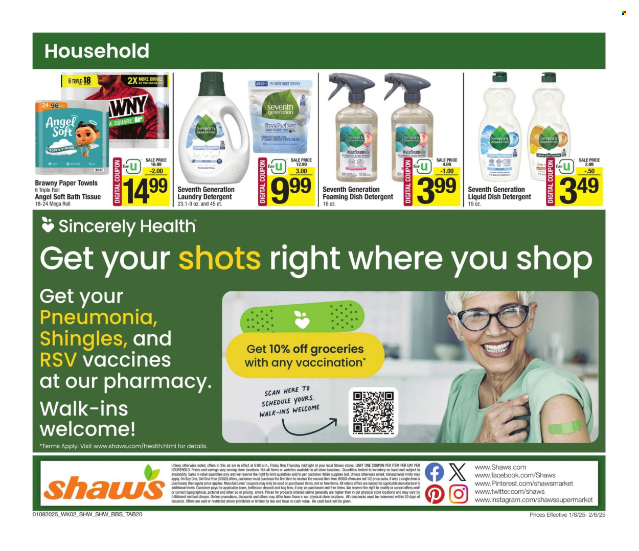 Shaw’s ad - 01/08/2025 - 02/06/2025. Page 20
