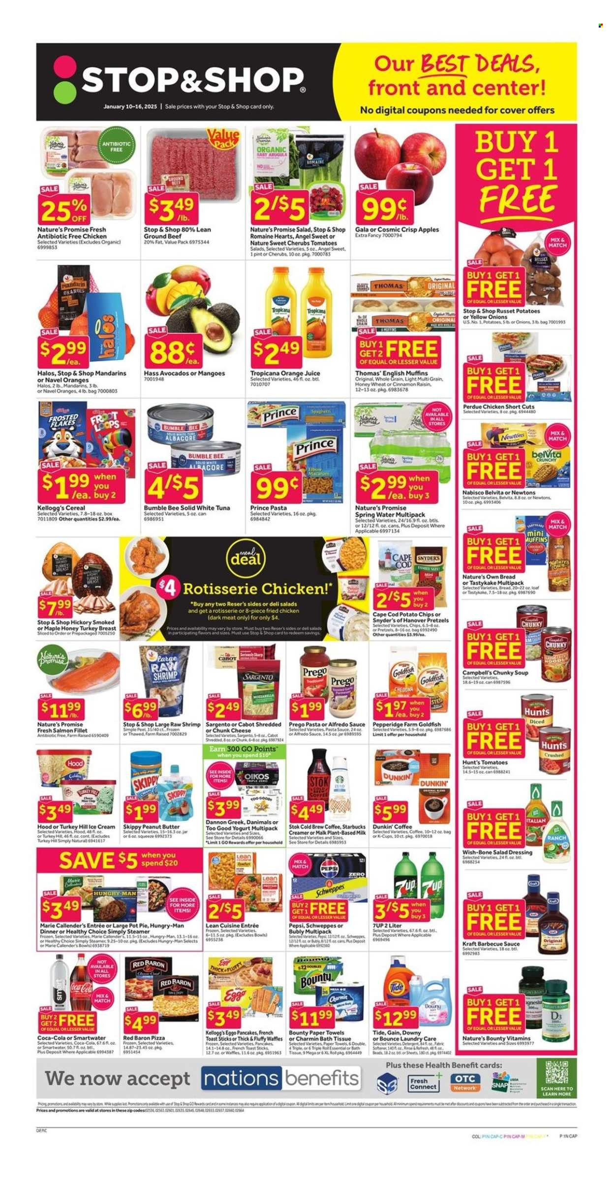 Stop & Shop ad - 01/10/2025 - 01/16/2025. Page 1