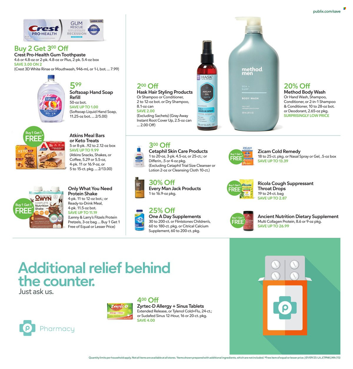 Publix ad - 01/09/2025 - 01/15/2025. Page 15