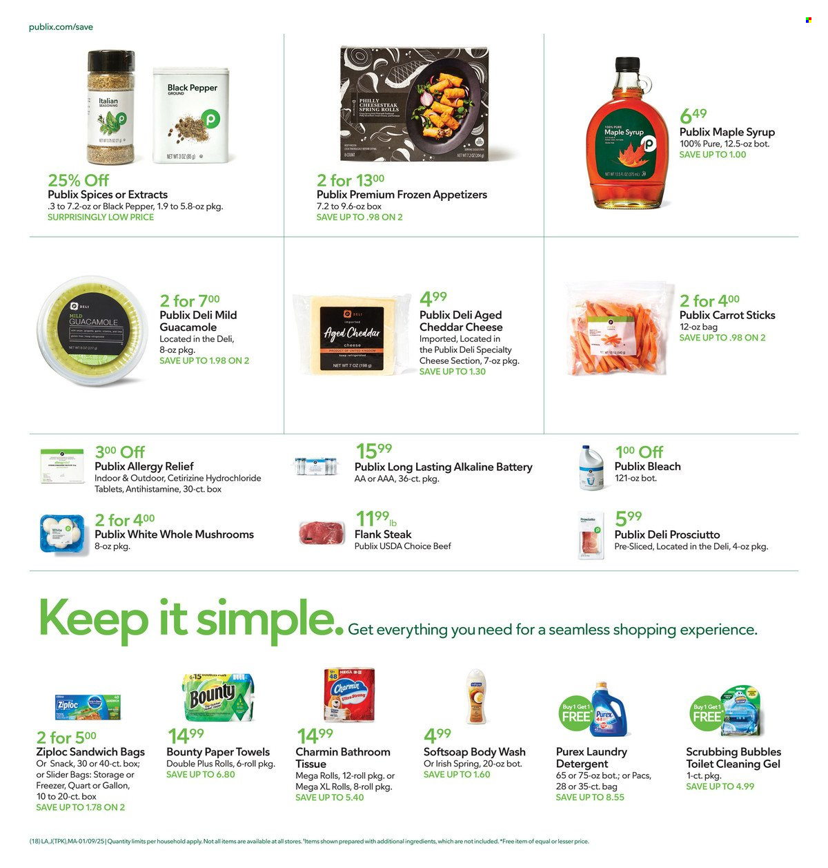 Publix ad - 01/09/2025 - 01/15/2025. Page 18