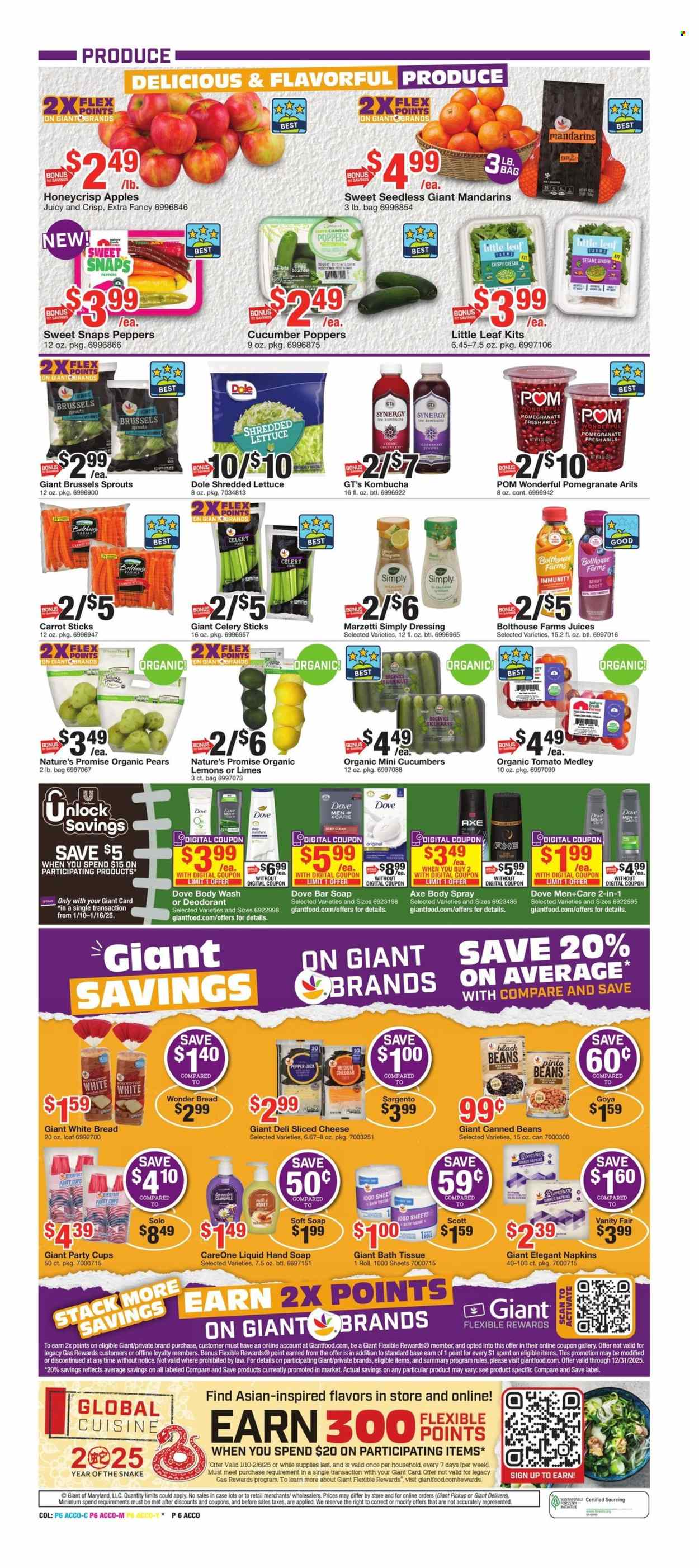 Giant Food ad - 01/10/2025 - 01/16/2025. Page 6