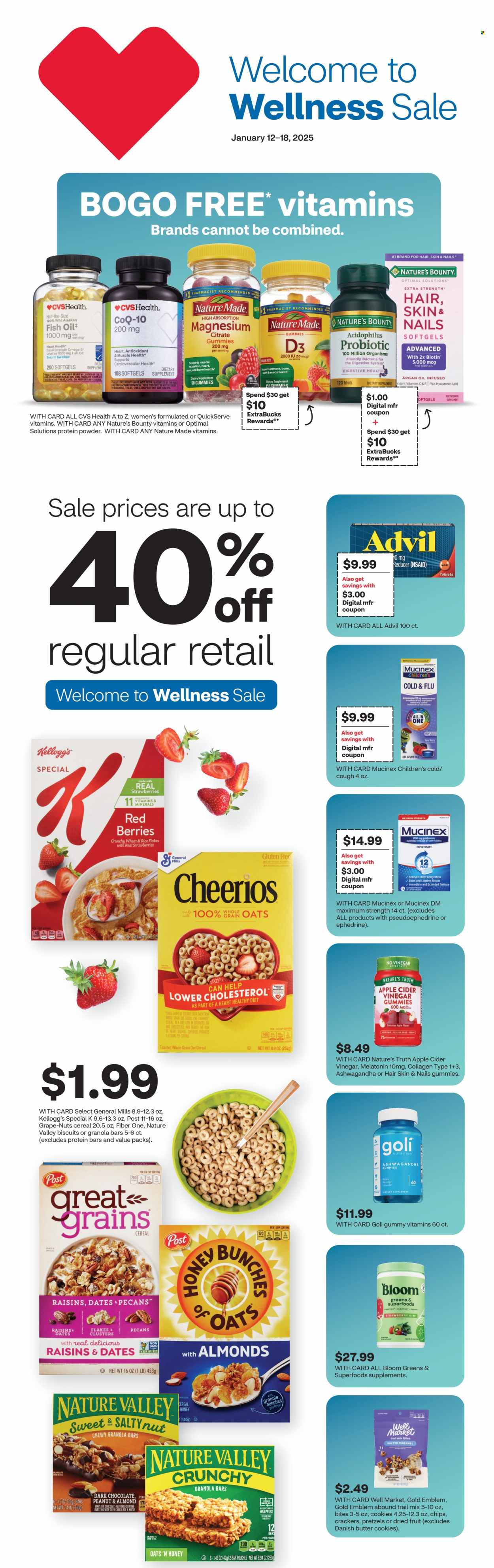 CVS Pharmacy ad - 01/12/2025 - 01/18/2025. Page 1