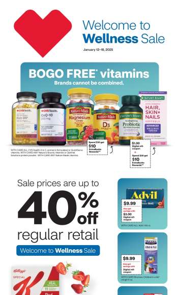 CVS Pharmacy Flyer - 01/12/2025 - 01/18/2025.