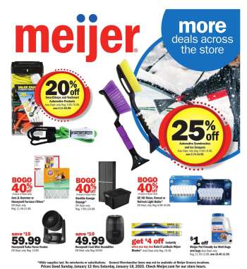 Meijer Flyer - 01/12/2025 - 01/18/2025.