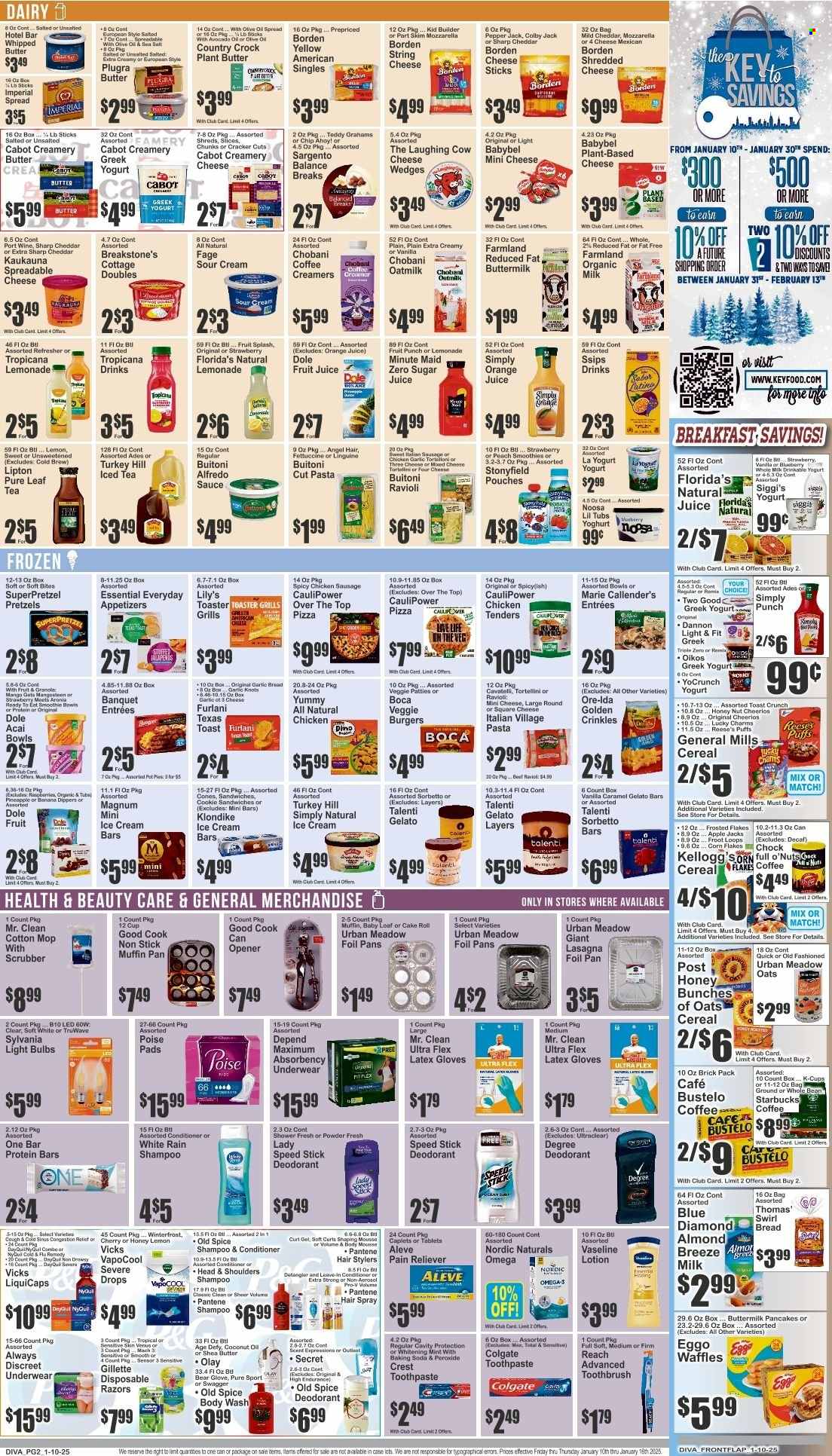 Key Food ad - 01/10/2025 - 01/16/2025. Page 2