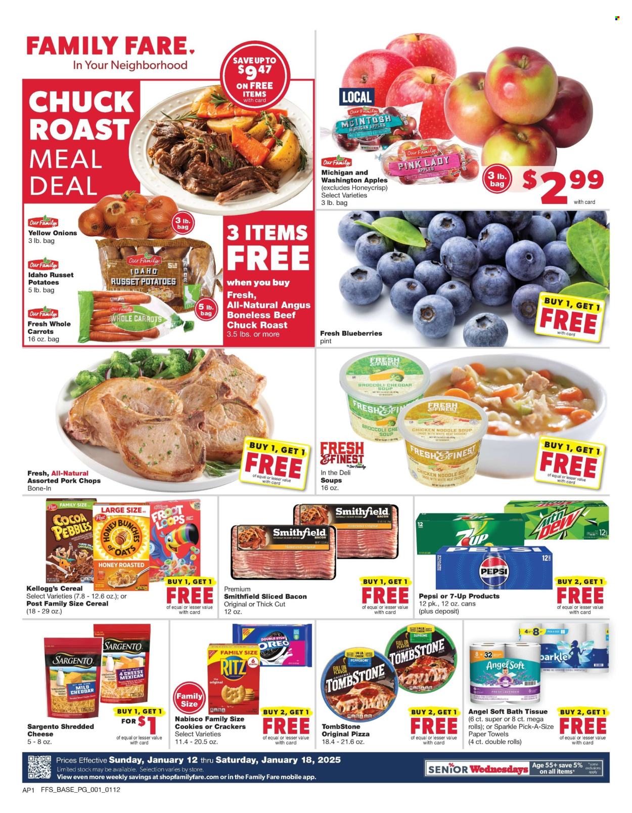 Family Fare ad - 01/12/2025 - 01/18/2025. Page 1