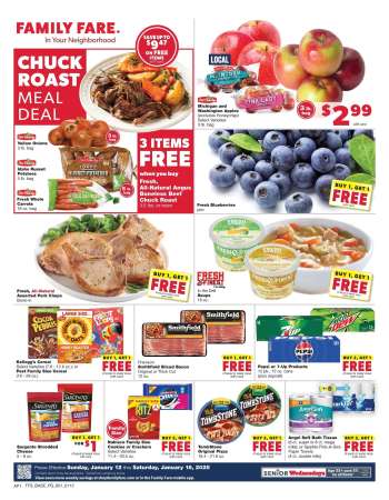 Family Fare Flyer - 01/12/2025 - 01/18/2025.