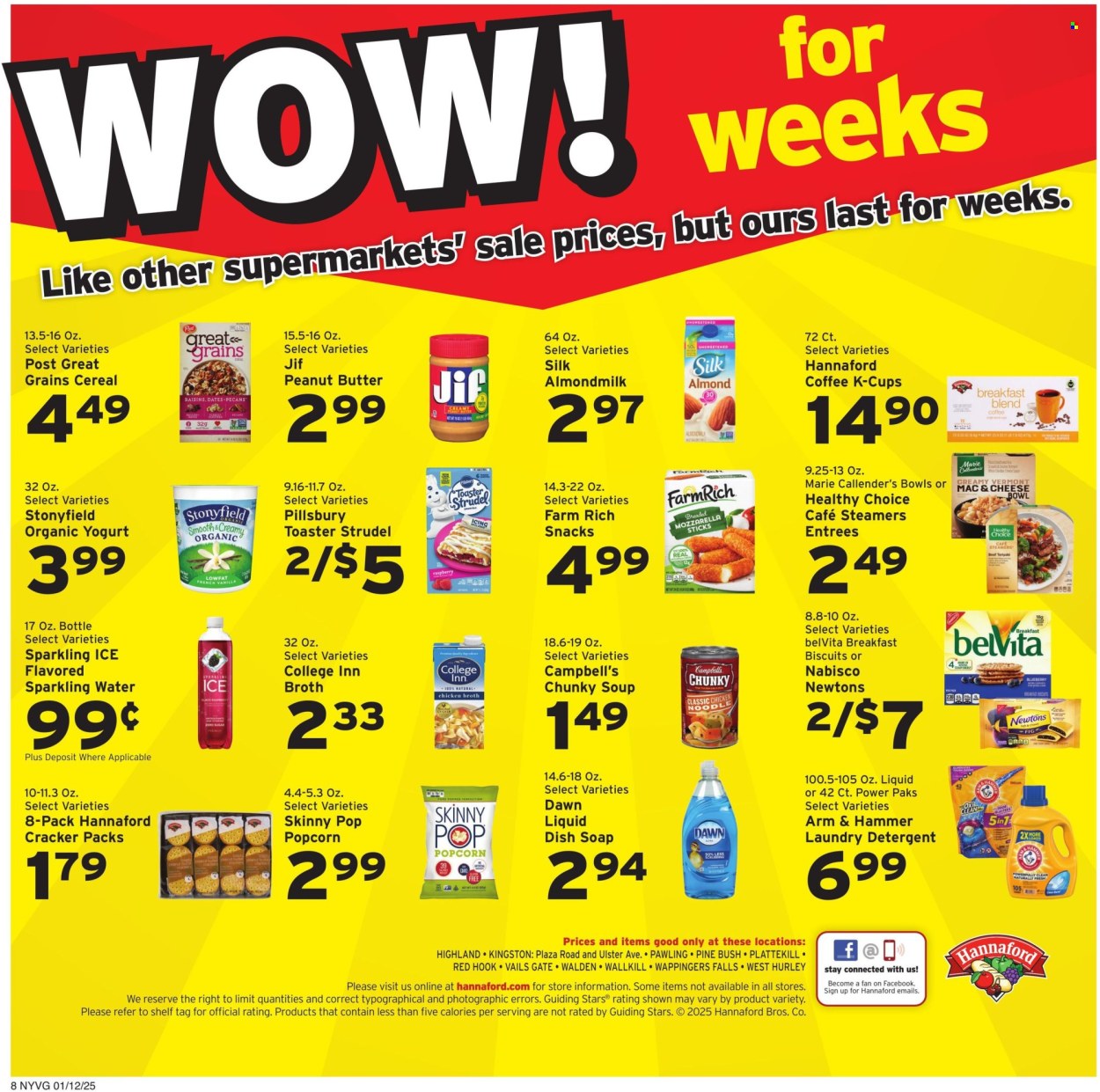 Hannaford ad - 01/12/2025 - 01/18/2025. Page 8