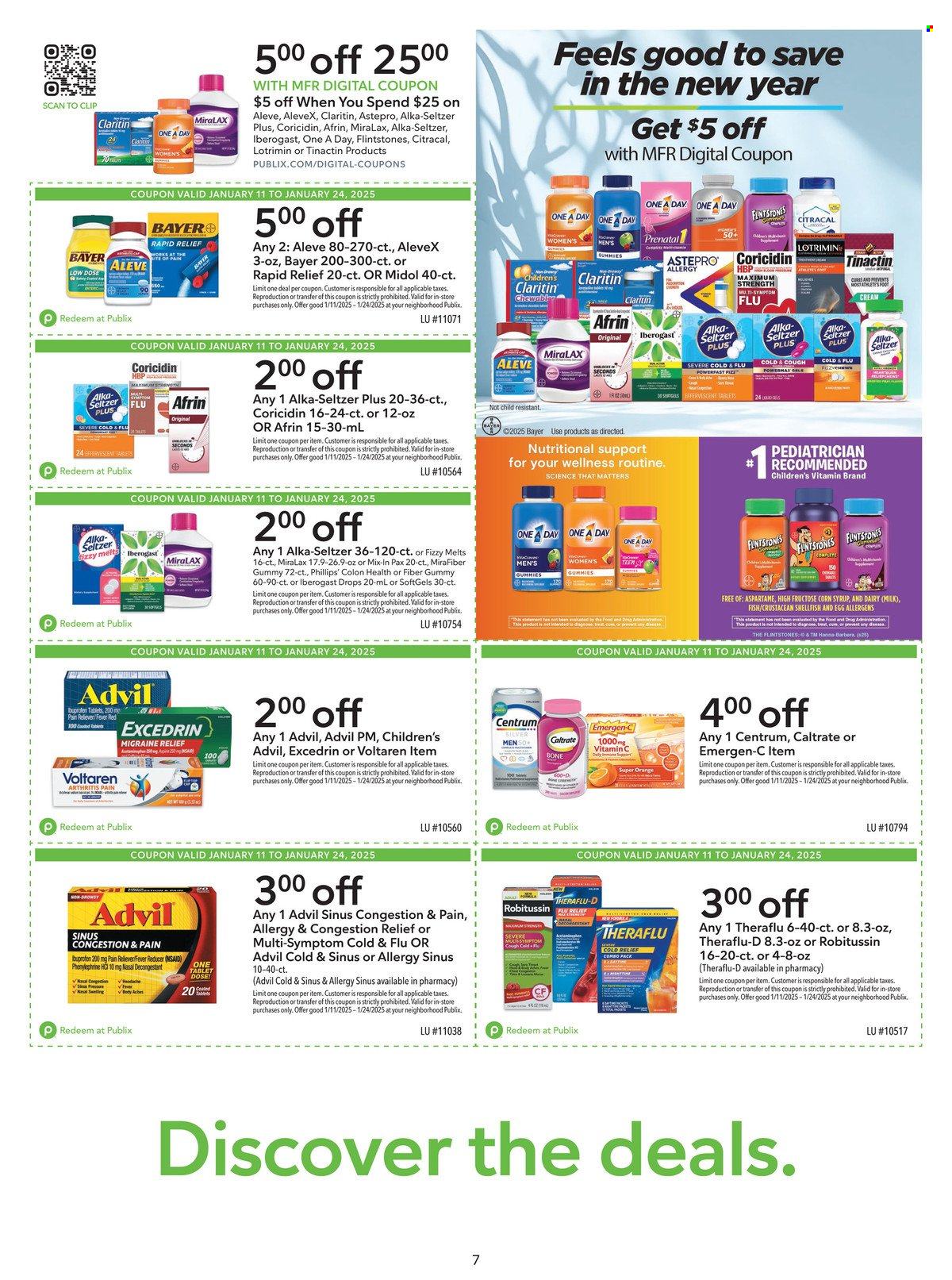 Publix ad - 01/11/2025 - 01/24/2025. Page 7