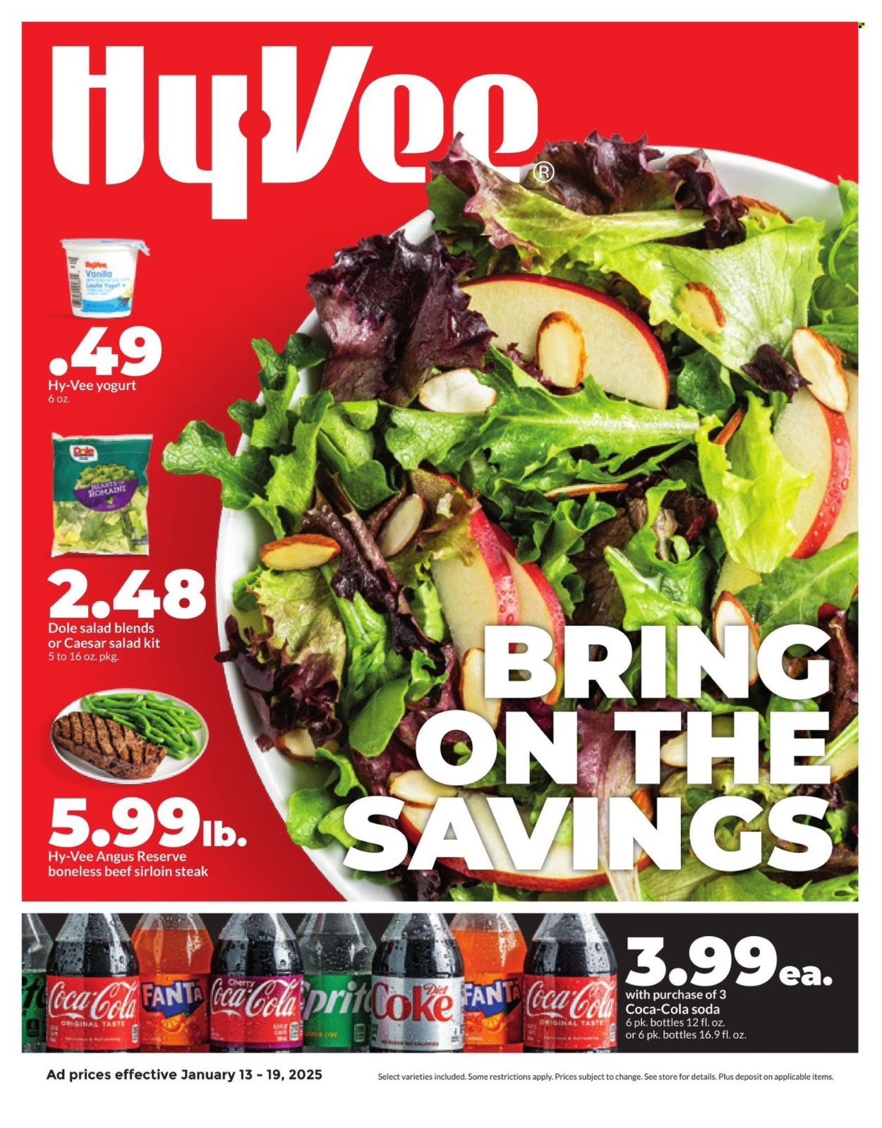Hy-Vee ad - 01/13/2025 - 01/19/2025. Page 1