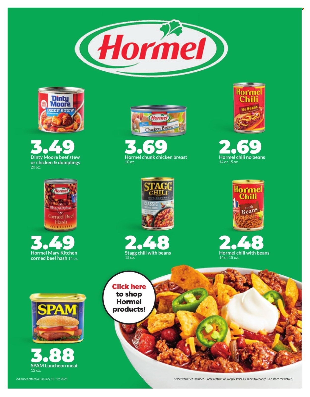 Hy-Vee ad - 01/13/2025 - 01/19/2025. Page 12