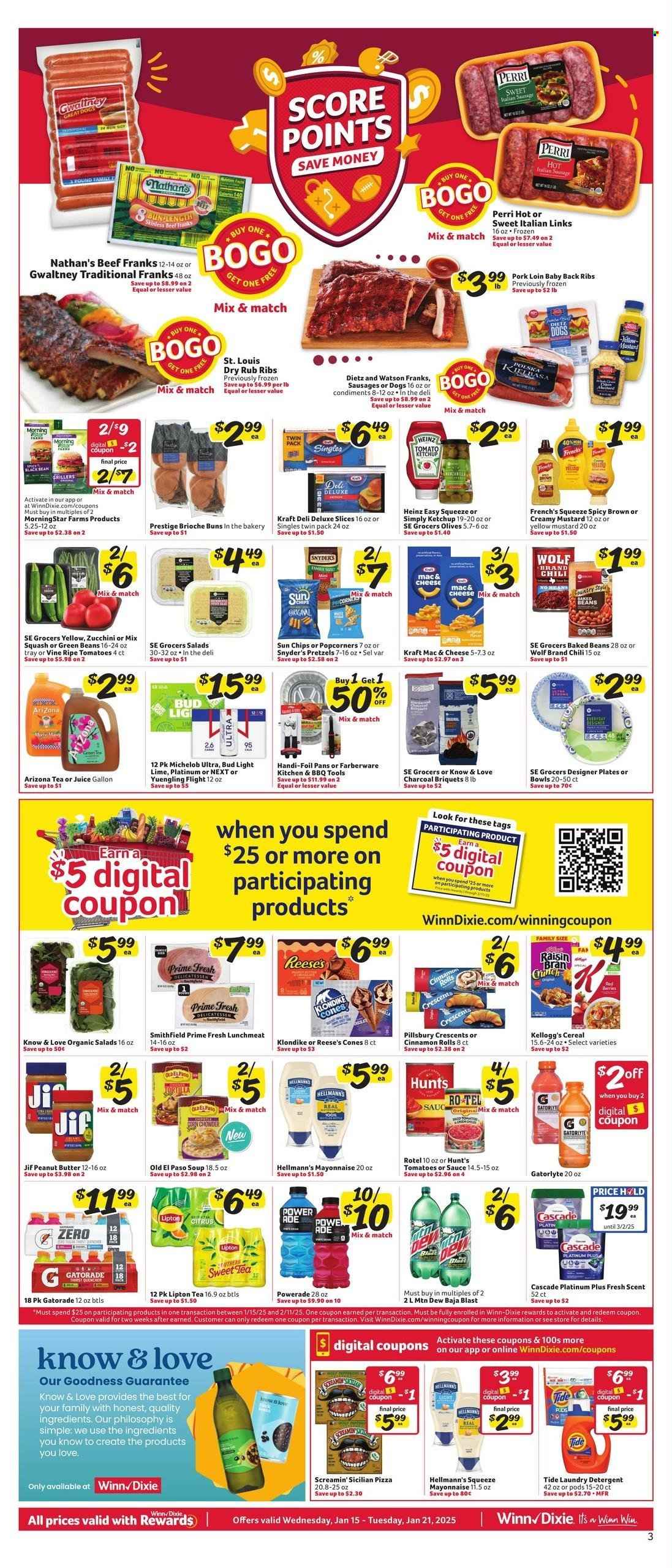 Winn Dixie ad - 01/15/2025 - 01/21/2025. Page 3