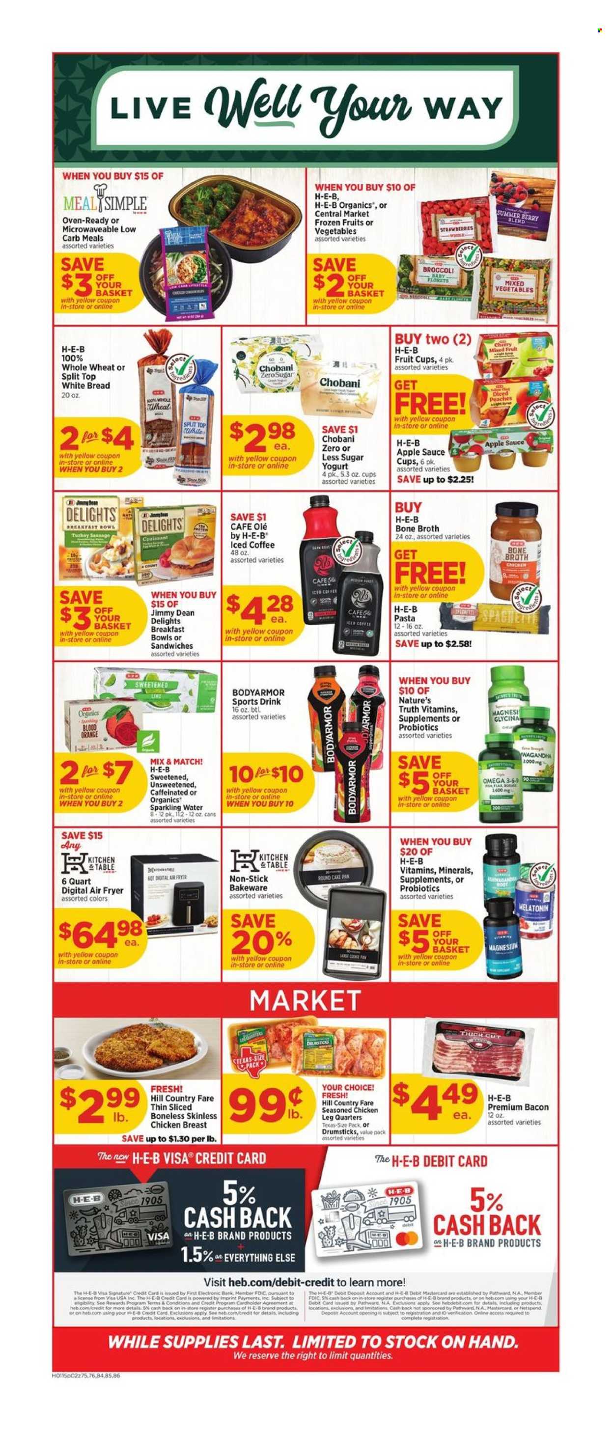 H-E-B ad - 01/15/2025 - 01/21/2025. Page 2
