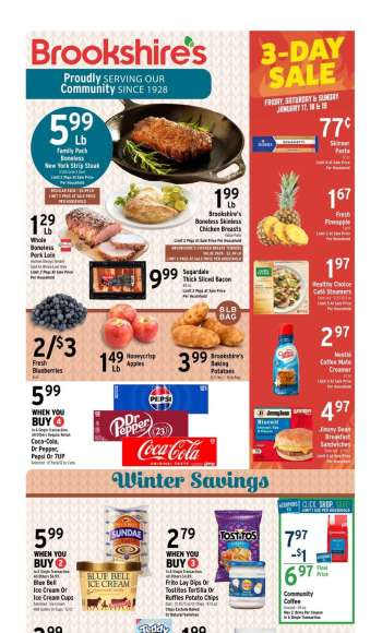 Brookshires Flyer - 01/15/2025 - 01/21/2025.