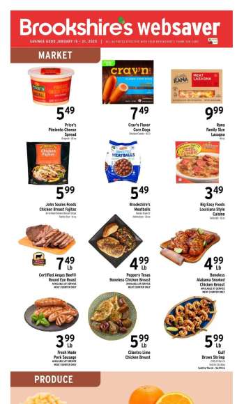 Brookshires Flyer - 01/15/2025 - 01/21/2025.