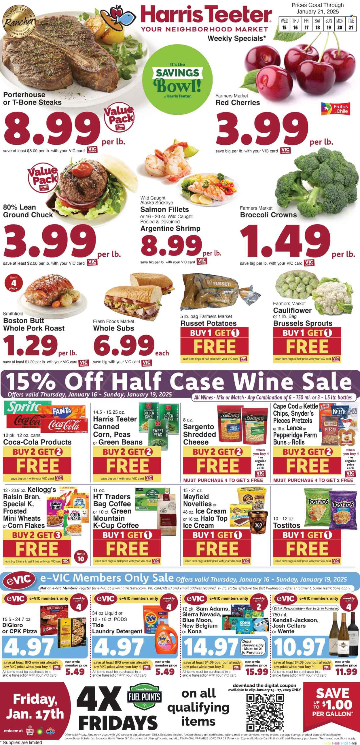 Harris Teeter ad - 01/15/2025 - 01/21/2025. Page 1