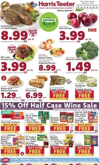 Harris Teeter Flyer - 01/15/2025 - 01/21/2025.