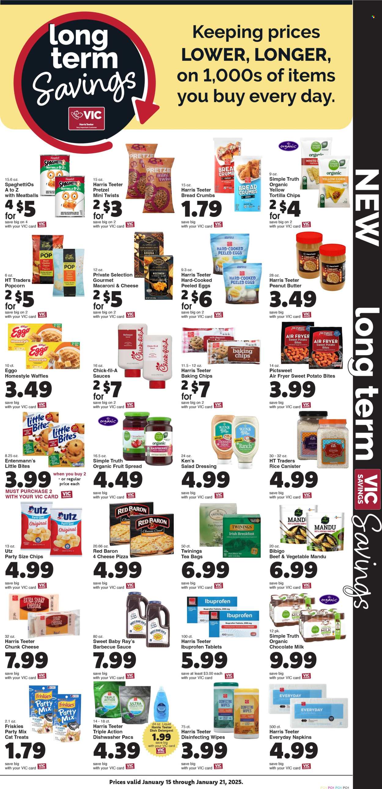 Harris Teeter ad - 01/15/2025 - 01/21/2025. Page 8