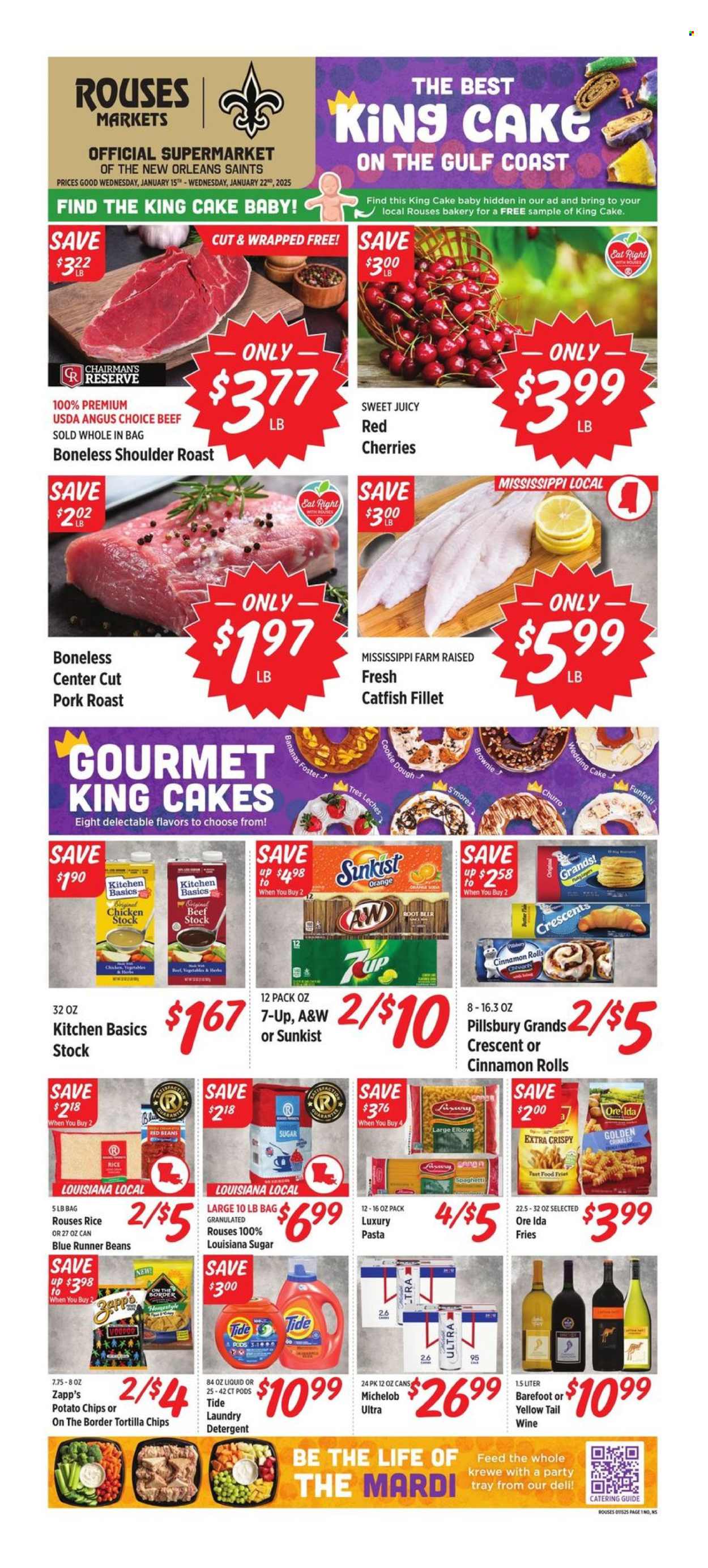 Rouses Markets ad - 01/15/2025 - 01/22/2025. Page 1