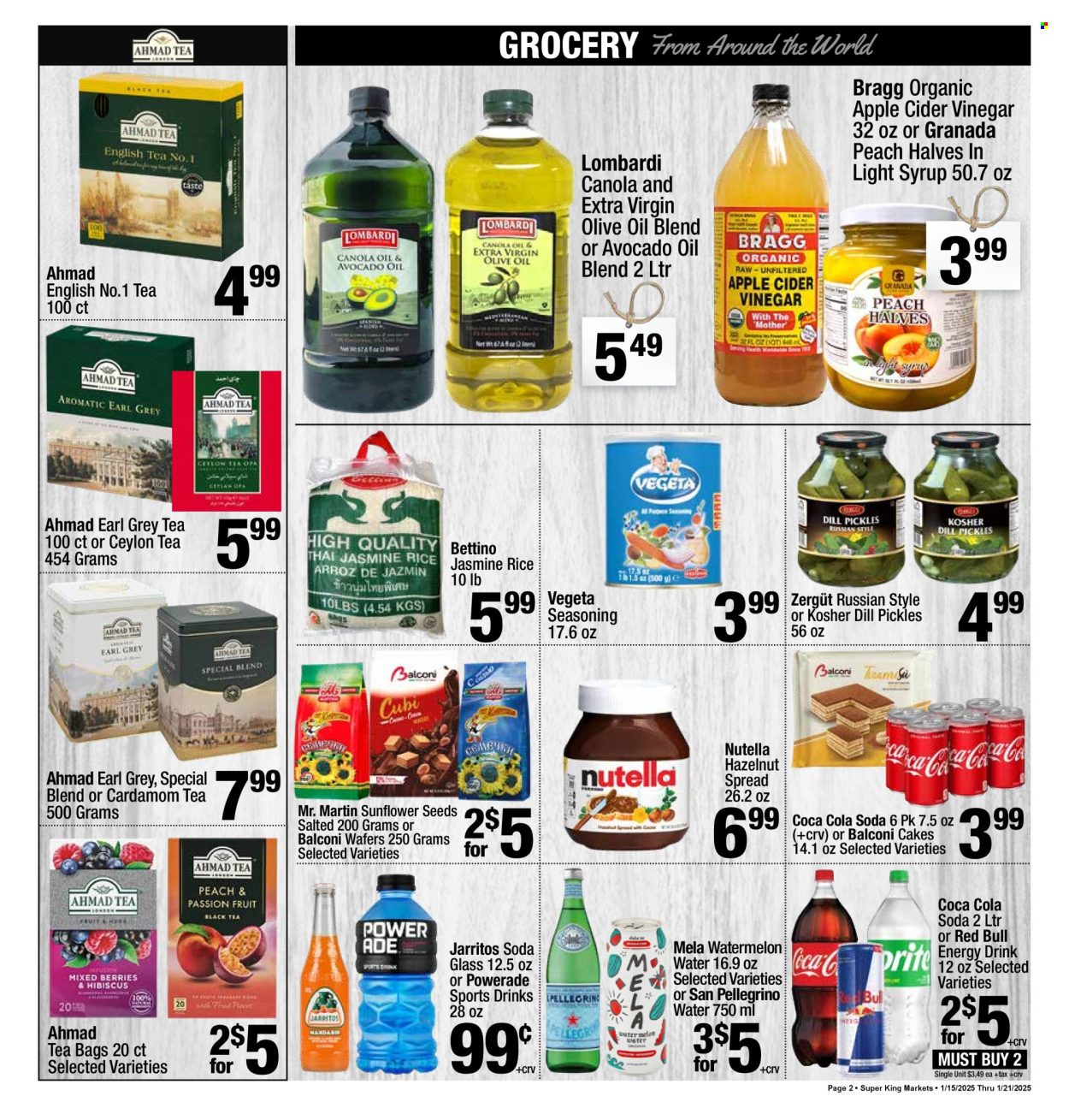 Super King Markets ad - 01/15/2025 - 01/21/2025. Page 2
