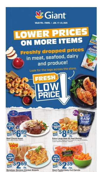 Giant Food Flyer - 01/17/2025 - 01/23/2025.