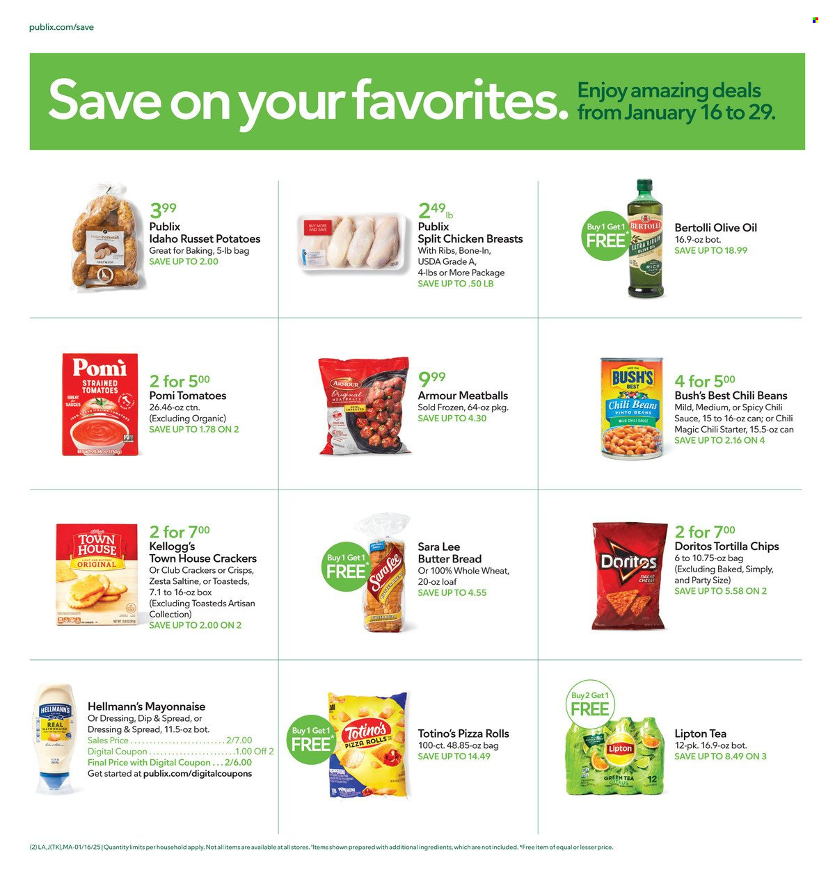 Publix ad - 01/16/2025 - 01/22/2025. Page 2