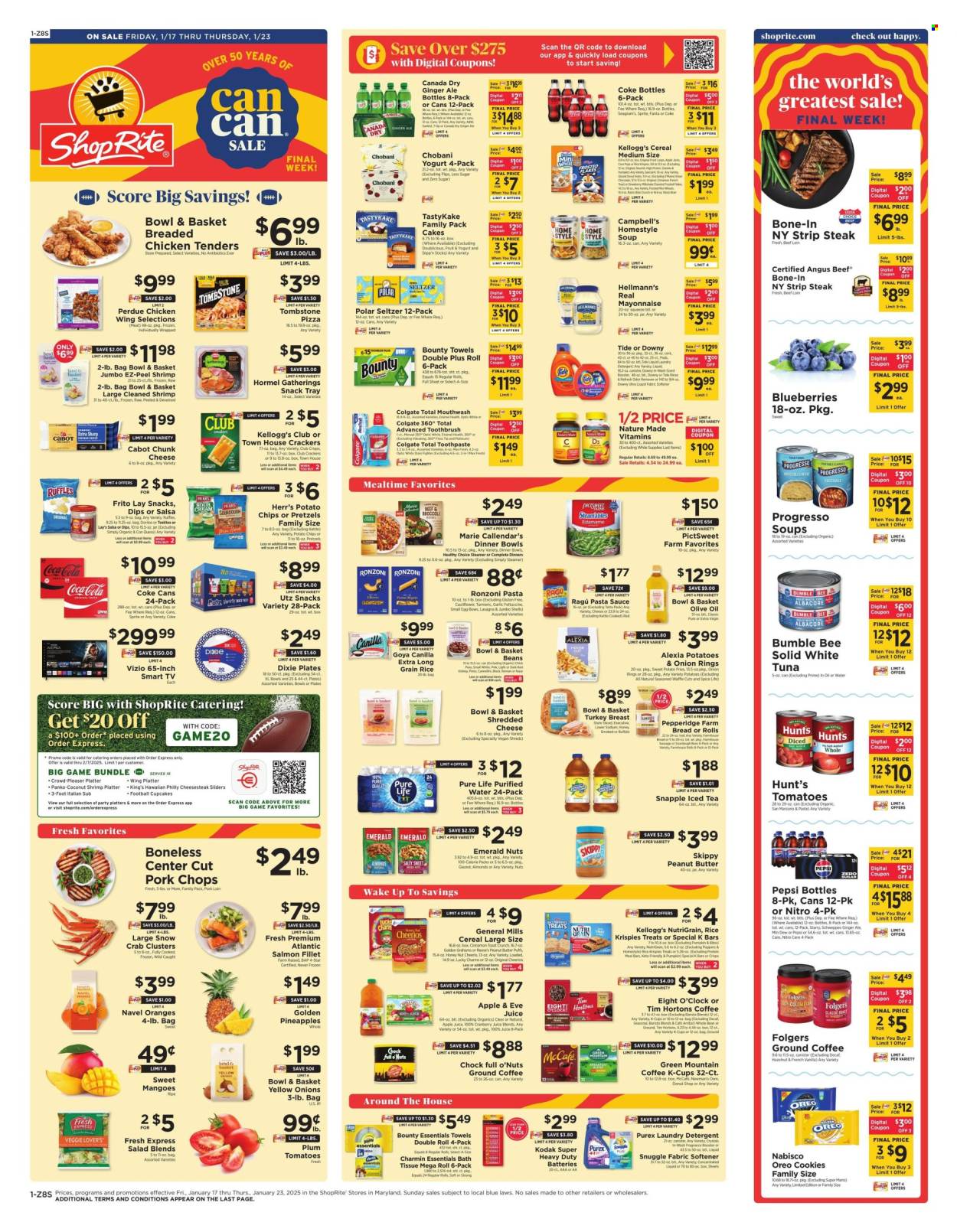 ShopRite ad - 01/17/2025 - 01/23/2025. Page 1