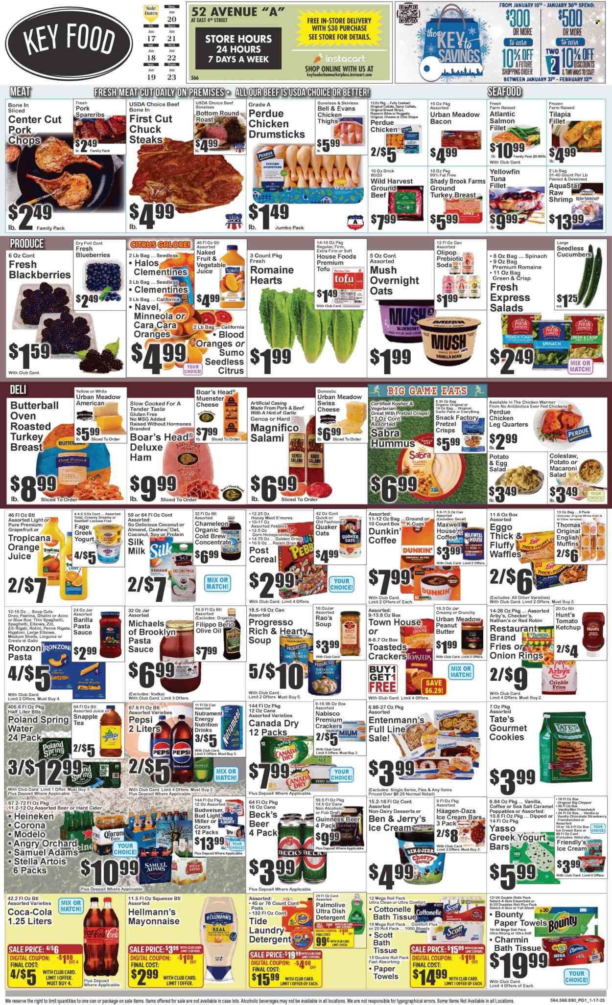 Key Food ad - 01/17/2025 - 01/23/2025. Page 1