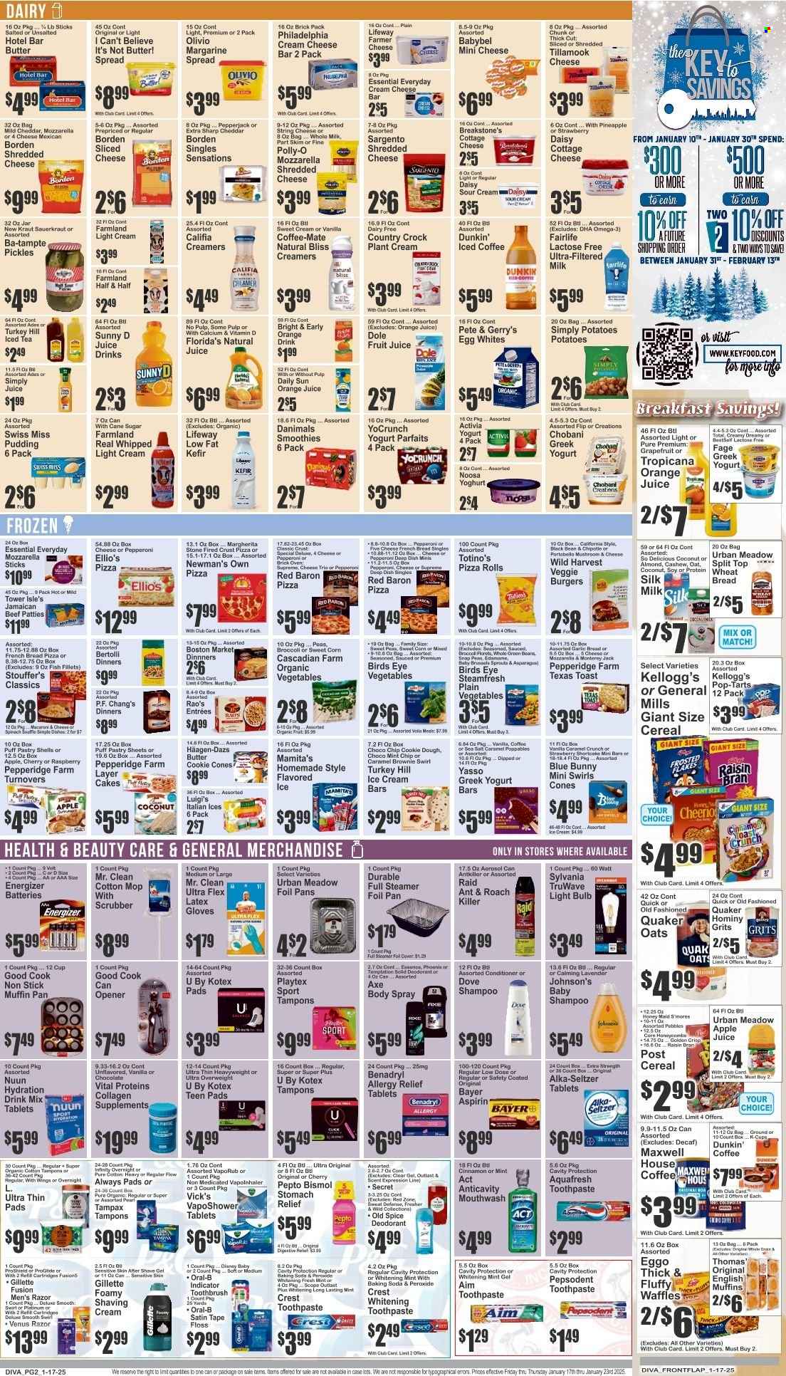 Key Food ad - 01/17/2025 - 01/23/2025. Page 2