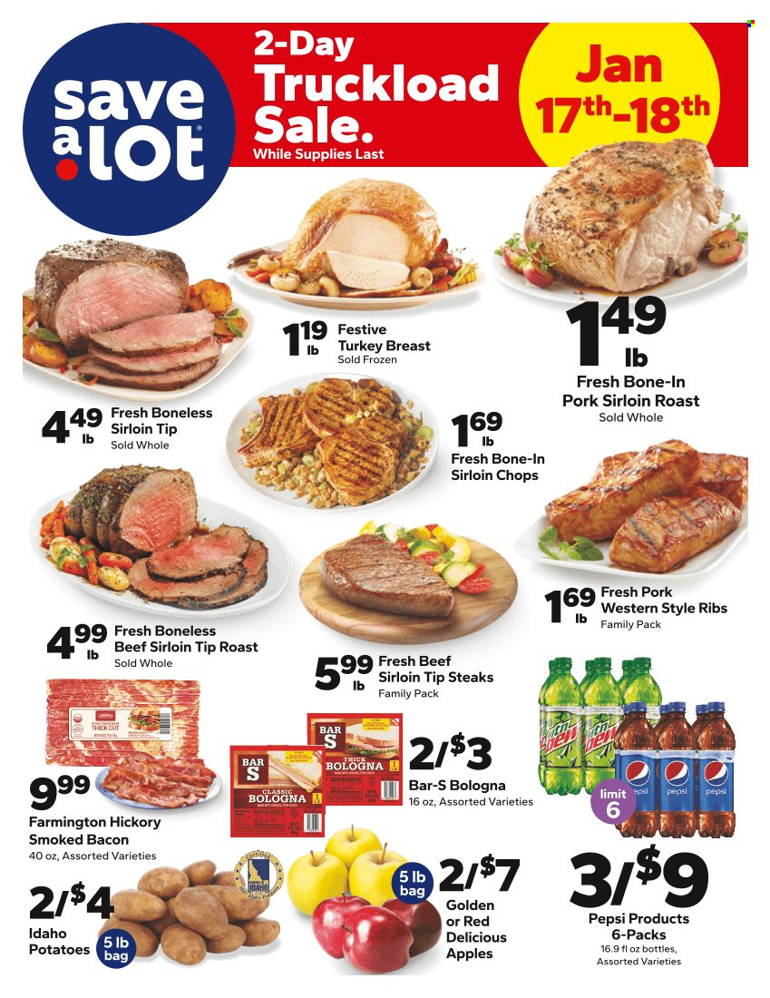 Save a Lot ad - 01/17/2025 - 01/18/2025. Page 1