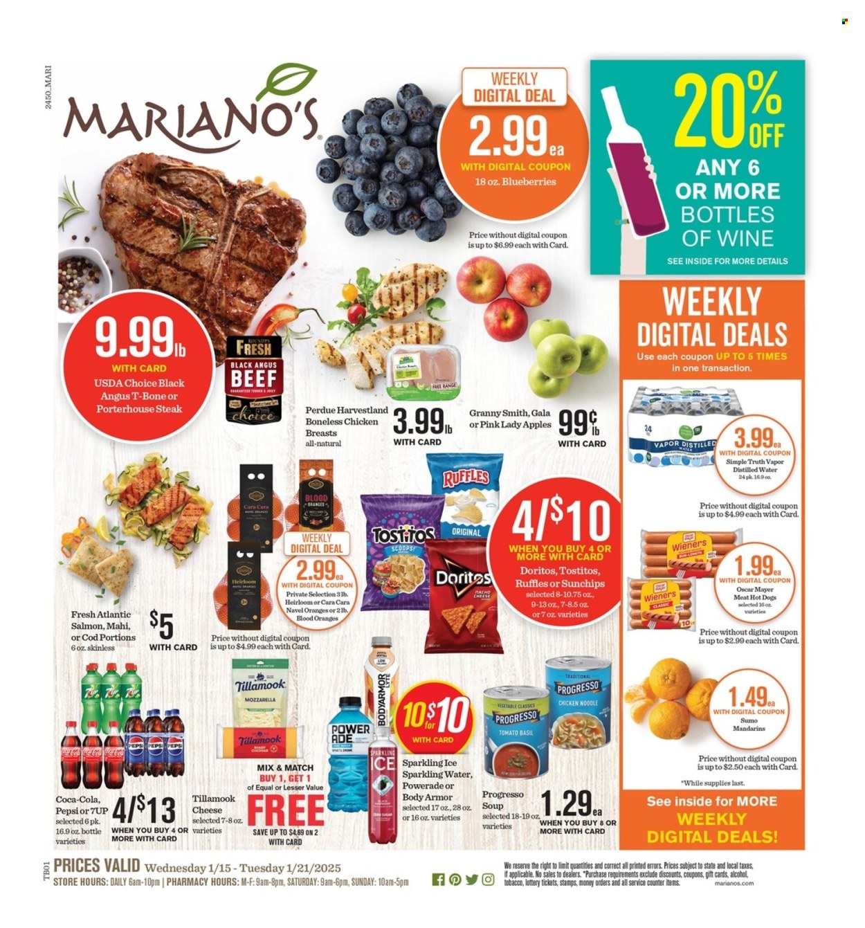 Mariano’s ad - 01/15/2025 - 01/21/2025. Page 1