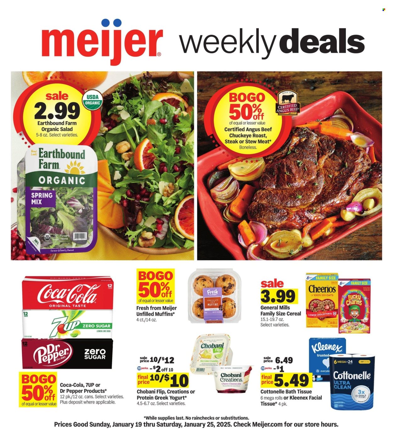 Meijer ad - 01/19/2025 - 01/25/2025. Page 1