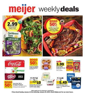 Meijer Flyer - 01/19/2025 - 01/25/2025.