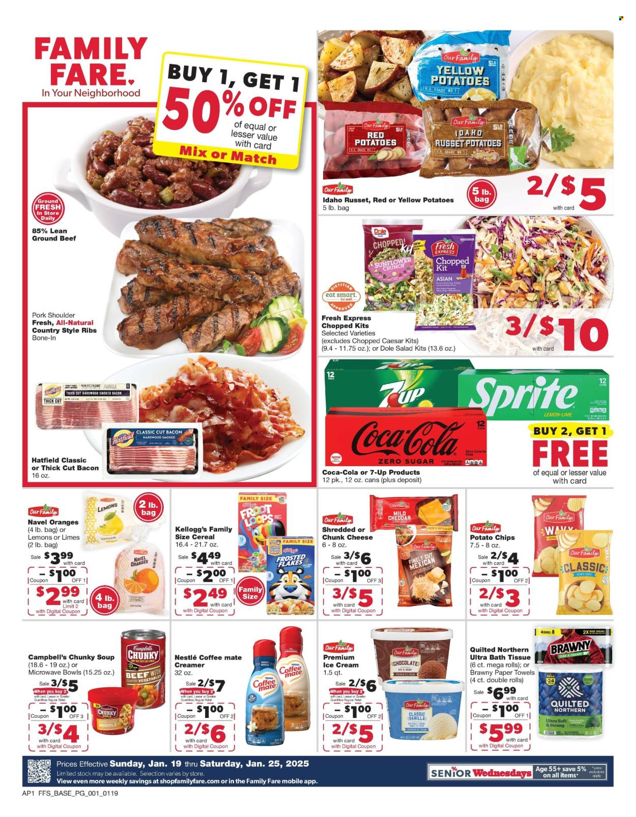 Family Fare ad - 01/19/2025 - 01/25/2025. Page 1
