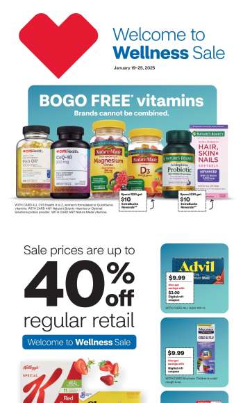 CVS Pharmacy Flyer - 01/19/2025 - 01/25/2025.