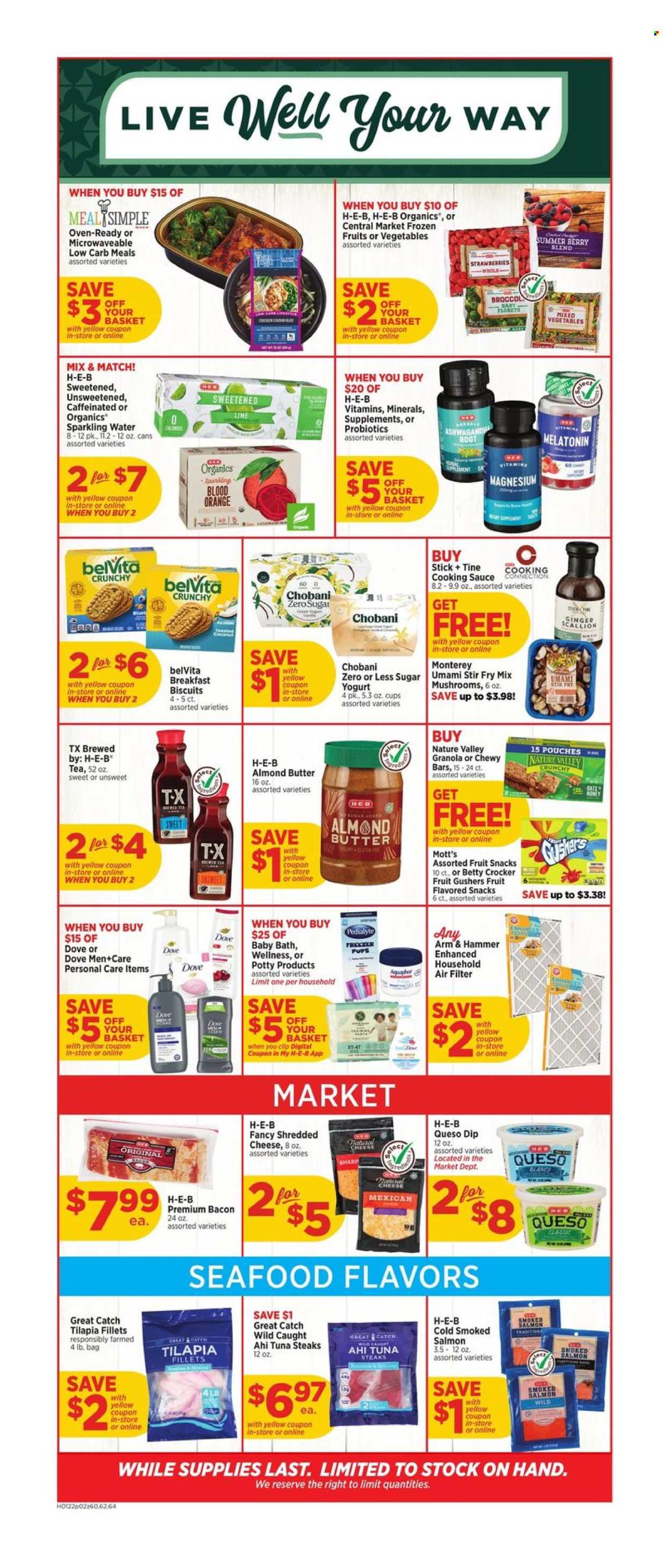 H-E-B ad - 01/22/2025 - 01/24/2025. Page 2