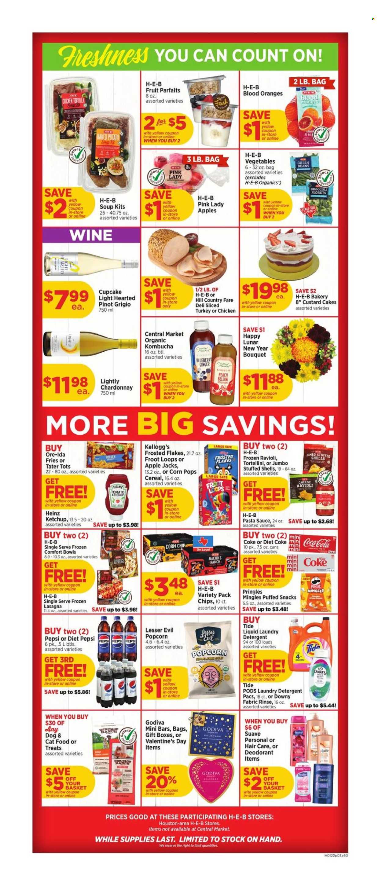 H-E-B ad - 01/22/2025 - 01/24/2025. Page 3