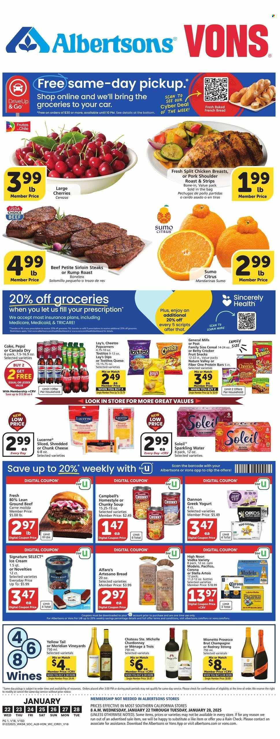 Vons ad - 01/22/2025 - 01/28/2025. Page 1