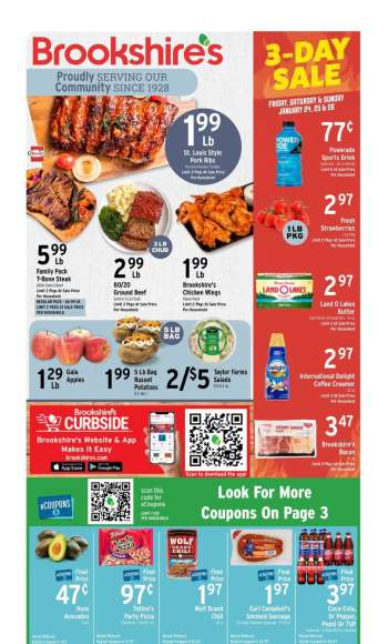 Brookshires Flyer - 01/22/2025 - 01/28/2025.