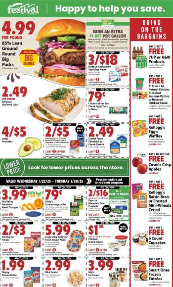 Festival Foods Flyer - 01/22/2025 - 01/28/2025.
