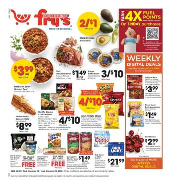 Fry’s Flyer - 01/22/2025 - 01/28/2025.