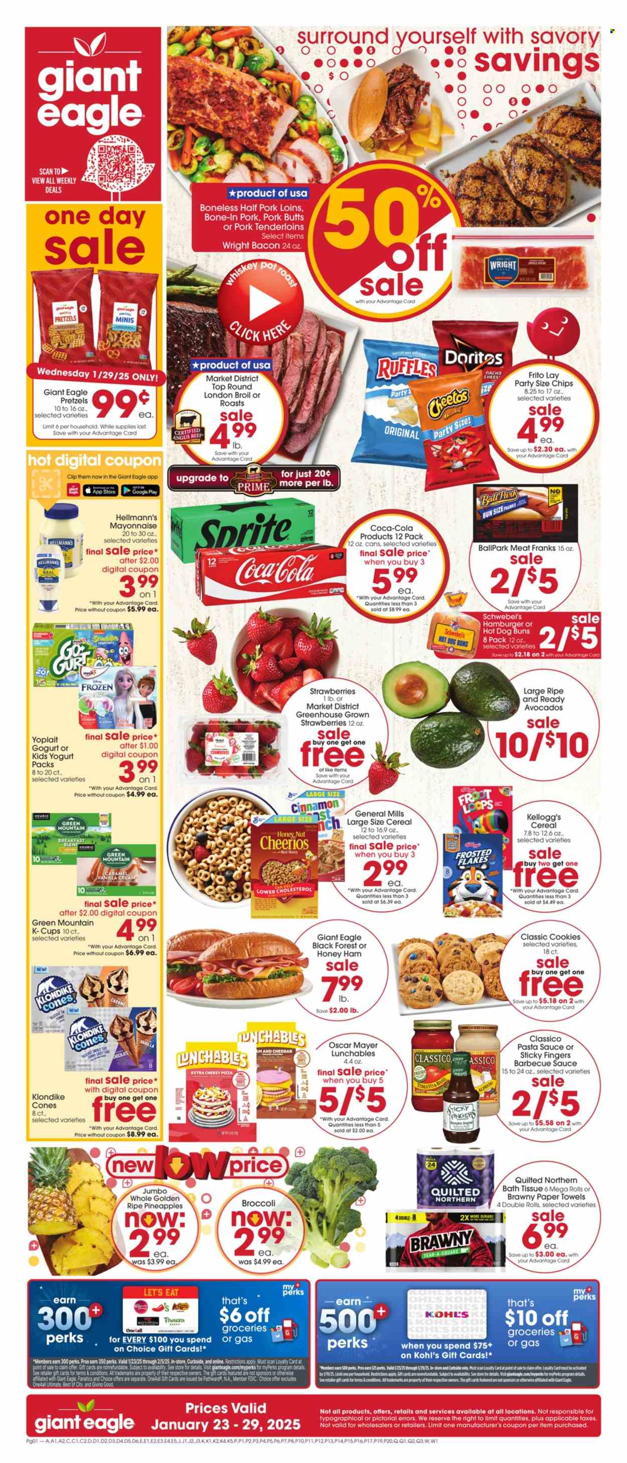 Giant Eagle ad - 01/23/2025 - 01/29/2025. Page 1