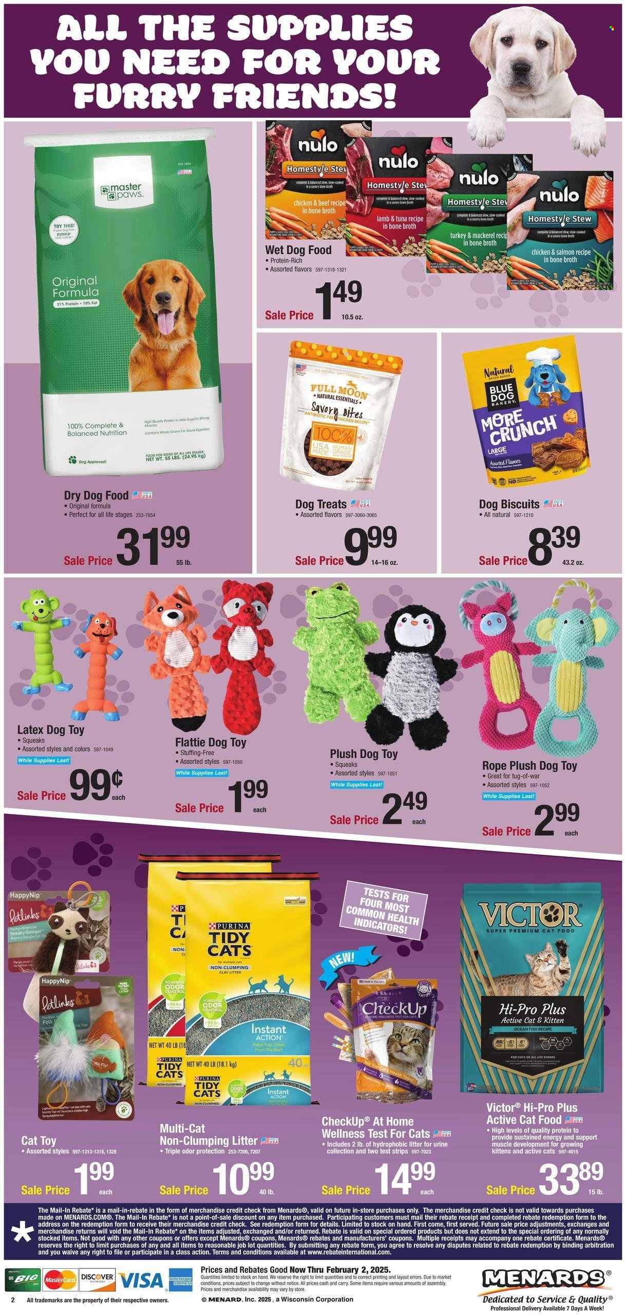 Menards ad - 01/23/2025 - 02/02/2025. Page 3