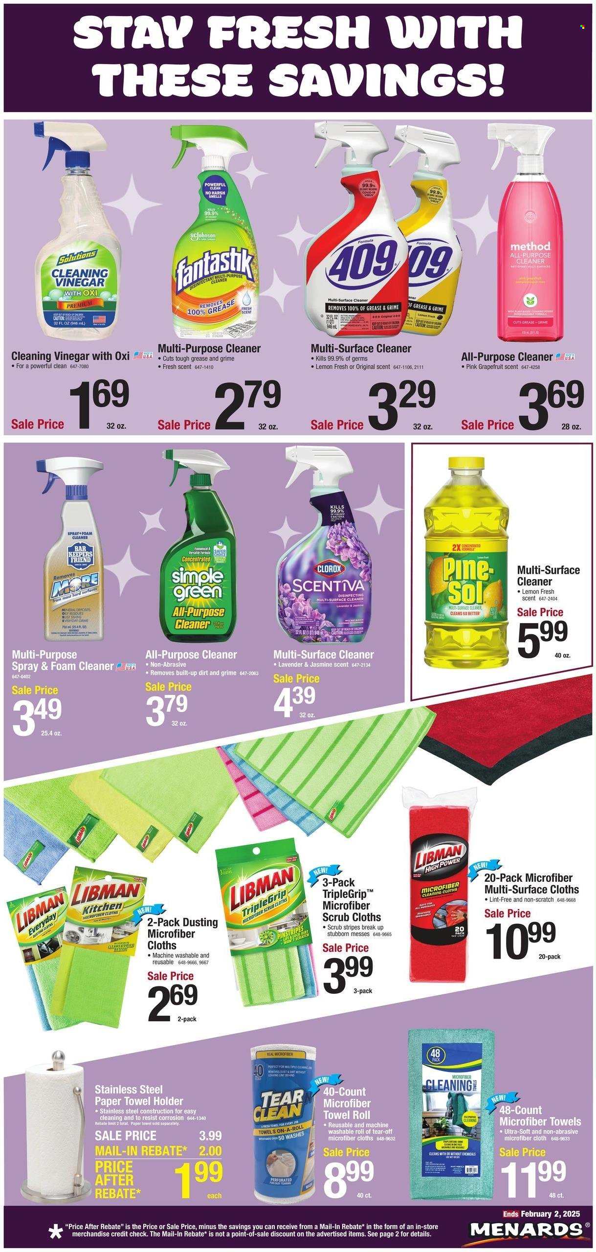 Menards ad - 01/23/2025 - 02/02/2025. Page 4