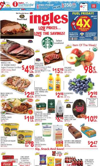 Ingles Flyer - 01/22/2025 - 01/28/2025.