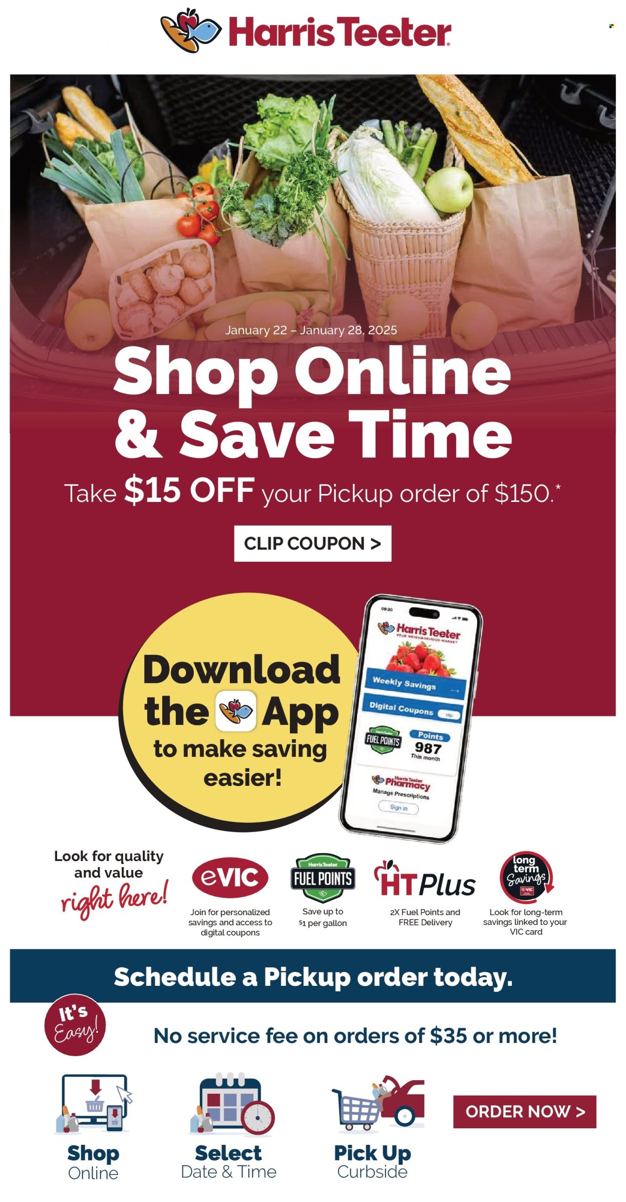 Harris Teeter ad - 01/22/2025 - 01/28/2025. Page 4