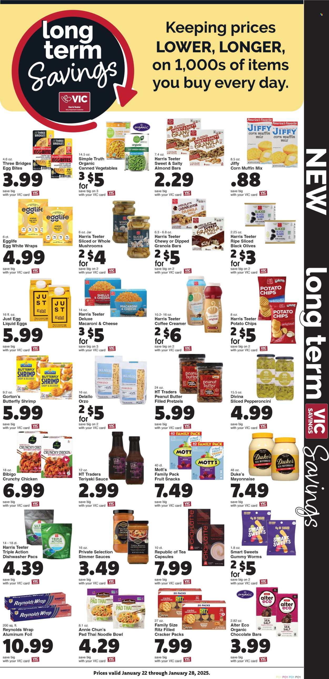 Harris Teeter ad - 01/22/2025 - 01/28/2025. Page 8