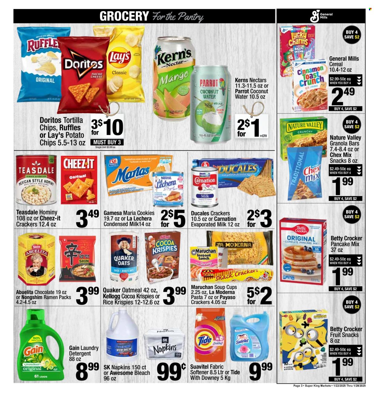 Super King Markets ad - 01/22/2025 - 01/28/2025. Page 3